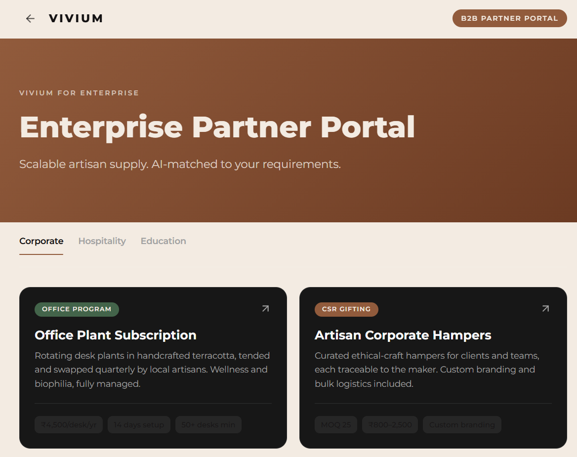 Enterprise Partner Portal